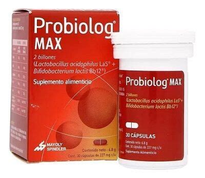 lactobacilos plm|PROBIOLOG MAX (Lactobacillus acidophilus) .